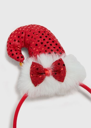 Red Santa Headband