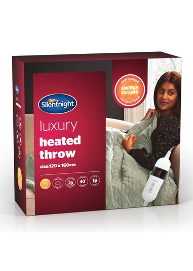 Silentnight Sage Heated Throw