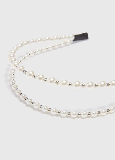 White Pearl Headband