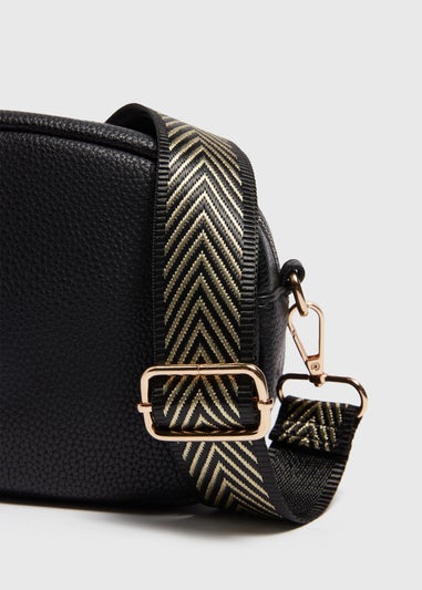 Black Chevron Bag Strap