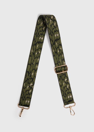 Green Leopard Bag Strap