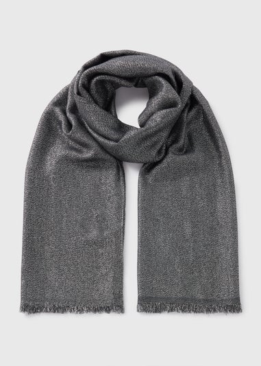 Pewter Woven  Scarf