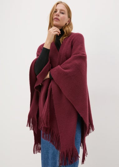 Burgundy Shawl