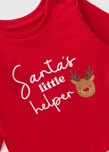 Christmas Baby Red Santa T-Shirt (Newborn-23mths)