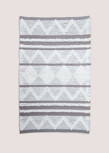 Grey Cabana Bathmat