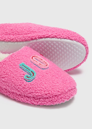 JOY Pink Mule Slippers