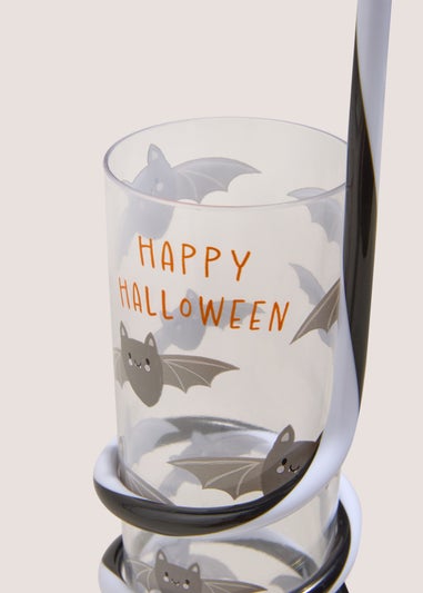 Halloween Bat Straw Cup