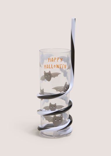 Halloween Bat Straw Cup