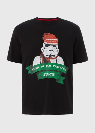 Star Wars Black Christmas Stormtrooper T-Shirt