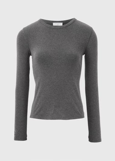 Charcoal Long Sleeve Top