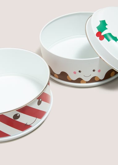 Christmas Stacking Cake Tins