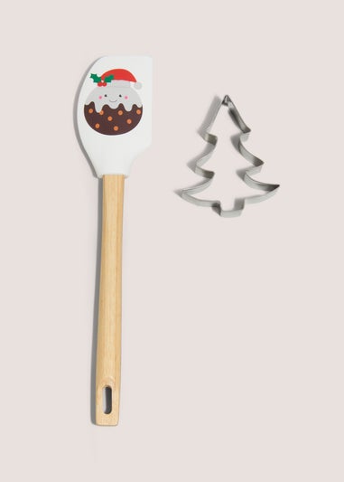 Christmas Spatula & Cookie Cutter Set