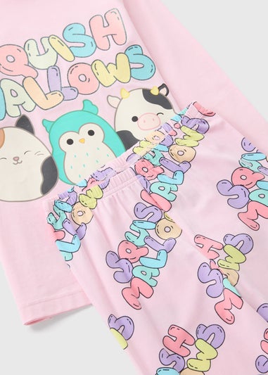 Squishmallows Girls Pink Pyjama Set (5-13yrs)