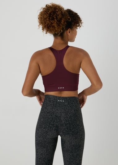 Souluxe Burgundy Crop Top