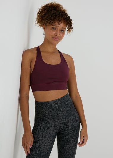 Souluxe Burgundy Crop Top