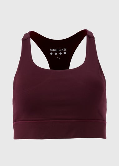 Souluxe Burgundy Crop Top