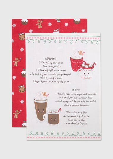 Gingerbread Tea Towel Pack