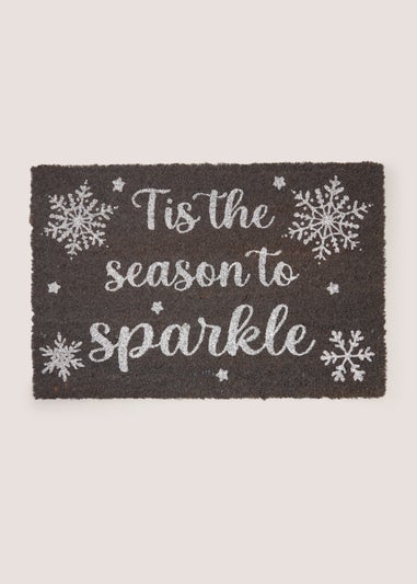 Wondrous Let It Snow Door Mat