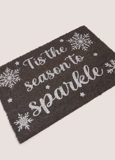 Wondrous Let It Snow Door Mat