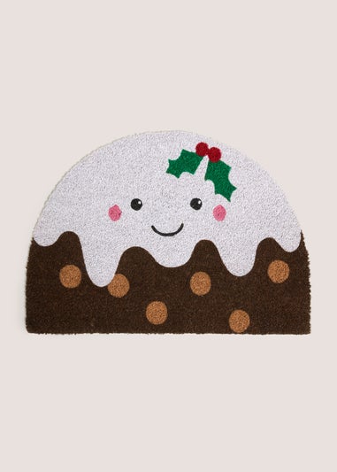 Christmas Pudding Doormat