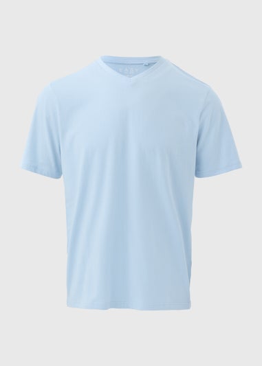 Light Blue Essential V-Neck T-Shirt