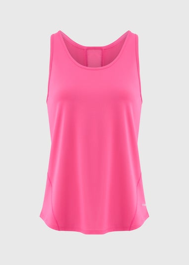 Souluxe Pink Mesh Vest Top