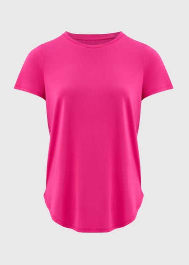 Pink Longline T-Shirt