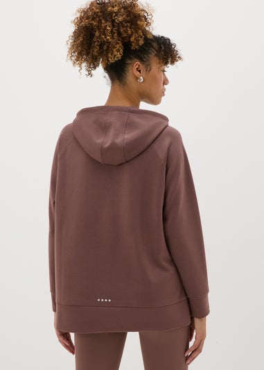 Souluxe Brown Longline Hoodie