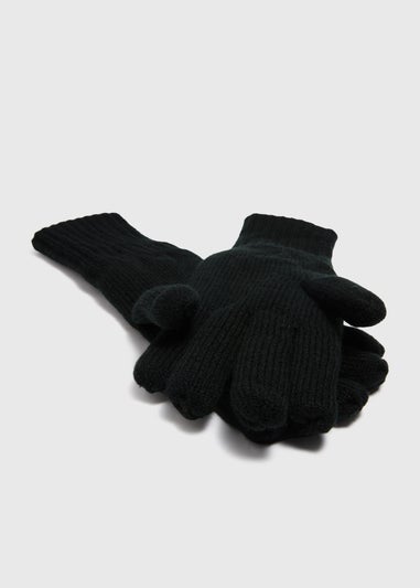 Heathholders Black Gloves