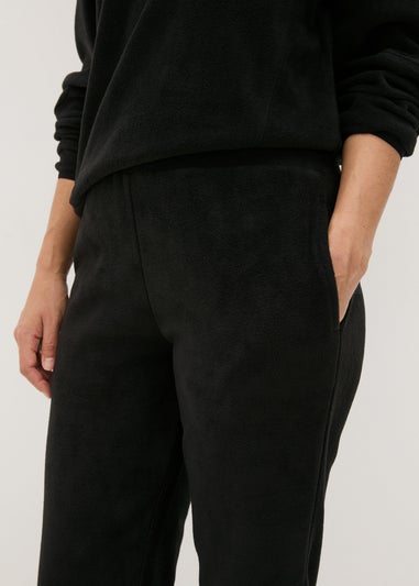 Black Fleece Jogging Bottoms