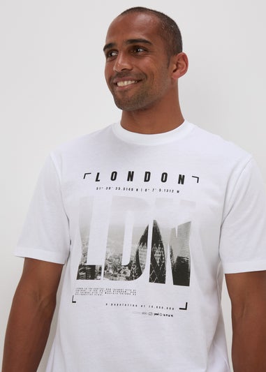 White London City Print T-Shirt