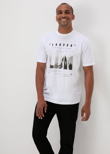 White London City Print T-Shirt