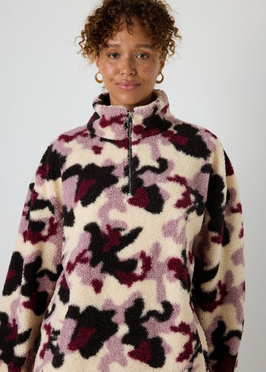 Multicolour Marker Borg Half Zip Fleece