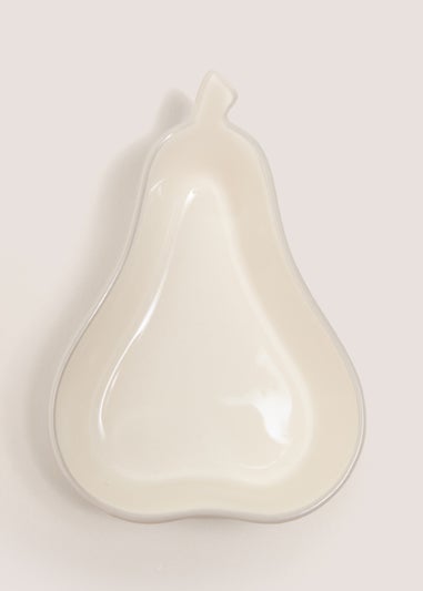 White Pear Shaped Dish