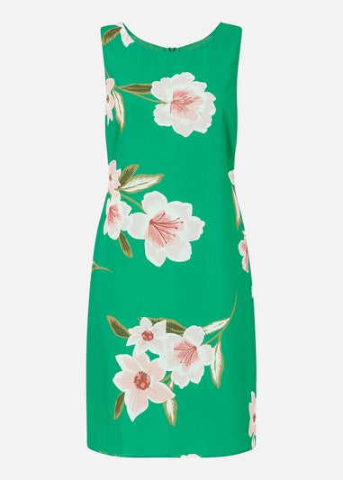 Yumi Green Floral Shift Dress