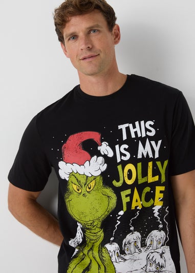 Grinch Black Christmas Family T-Shirt