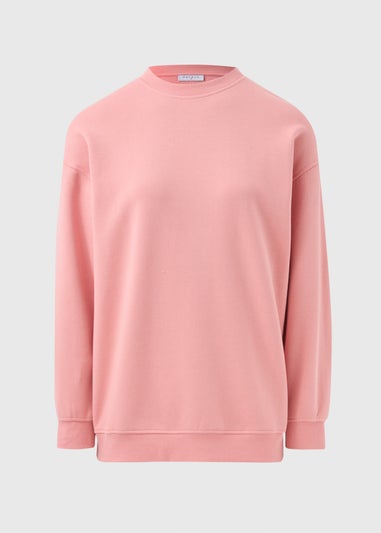 Pink Longline Sweatshirt