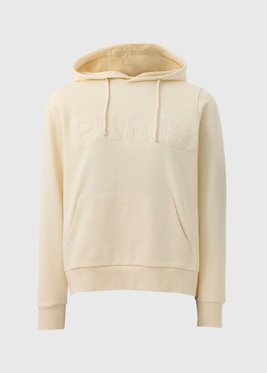 Cream Boucle Paris Hoodie