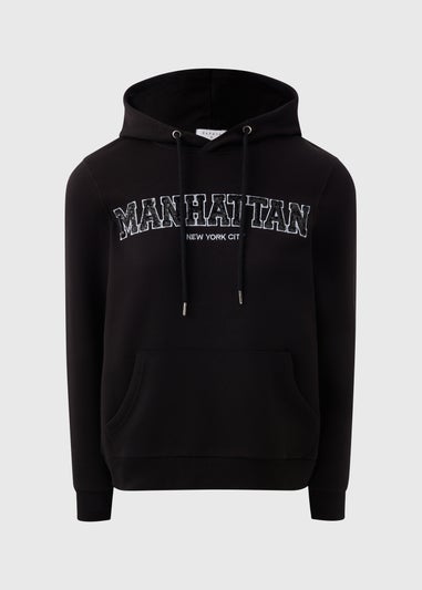 Black Sparkle Manhattan Hoodie