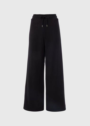 Black Wide Leg Jogging Bottoms