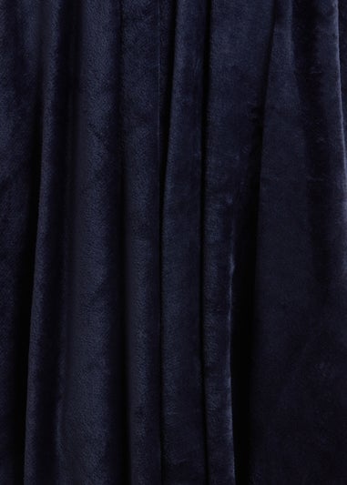 Navy Plain Throw (130cm x 150cm)