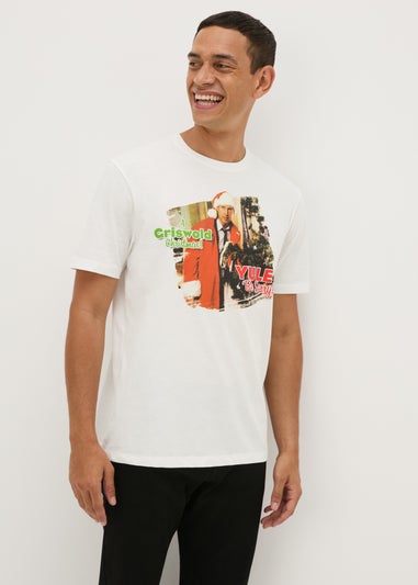 National Lampoon Ecru Christmas T-Shirt