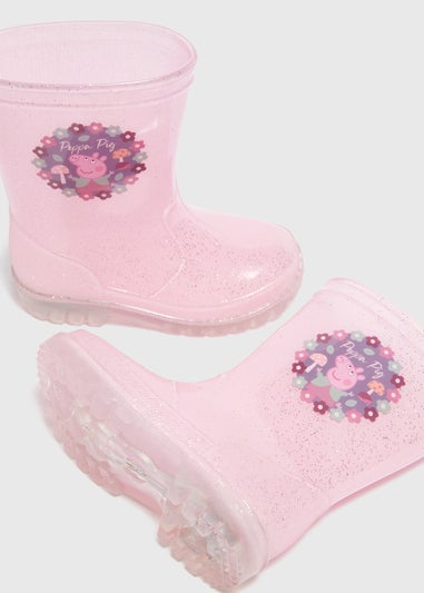 Peppa Pig Pink Light Up Wellies (4-12yrs)