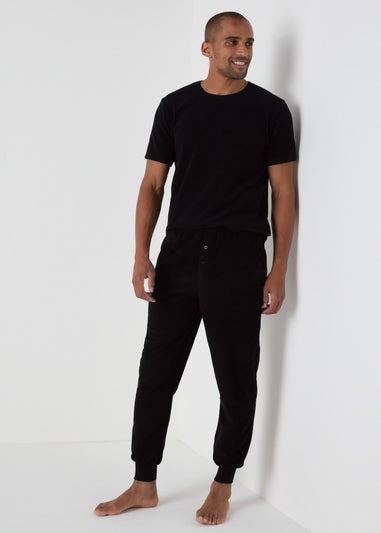 Black Fleece Long Jogging Bottoms