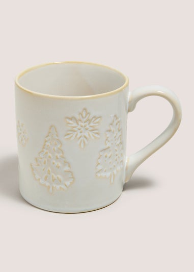 Cream Wondrous Christmas Mug