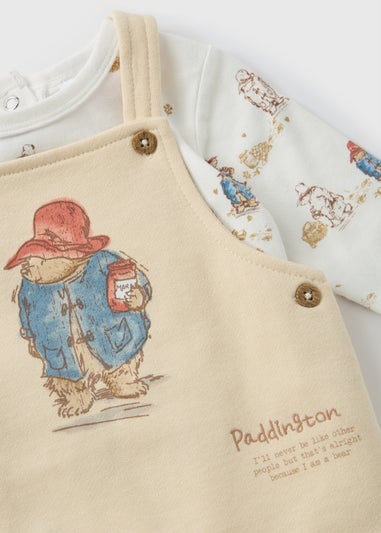 Paddington Baby Cream Dungaree Set (Newborn-18mths)