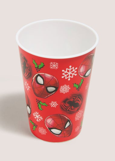 Red Spiderman Christmas Tumbler