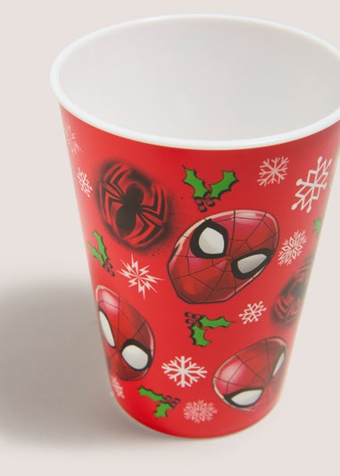 Red Spiderman Christmas Tumbler