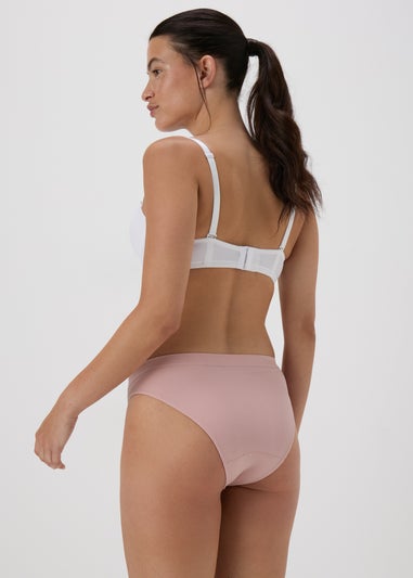 Pink Seamless High Leg Knickers