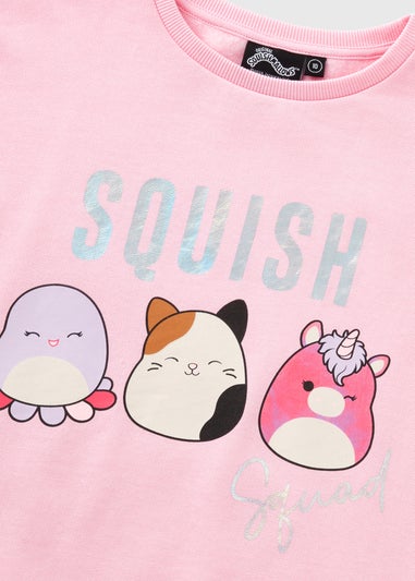 Squishmallow Kids Pink Sweatshirt (5-13yrs)